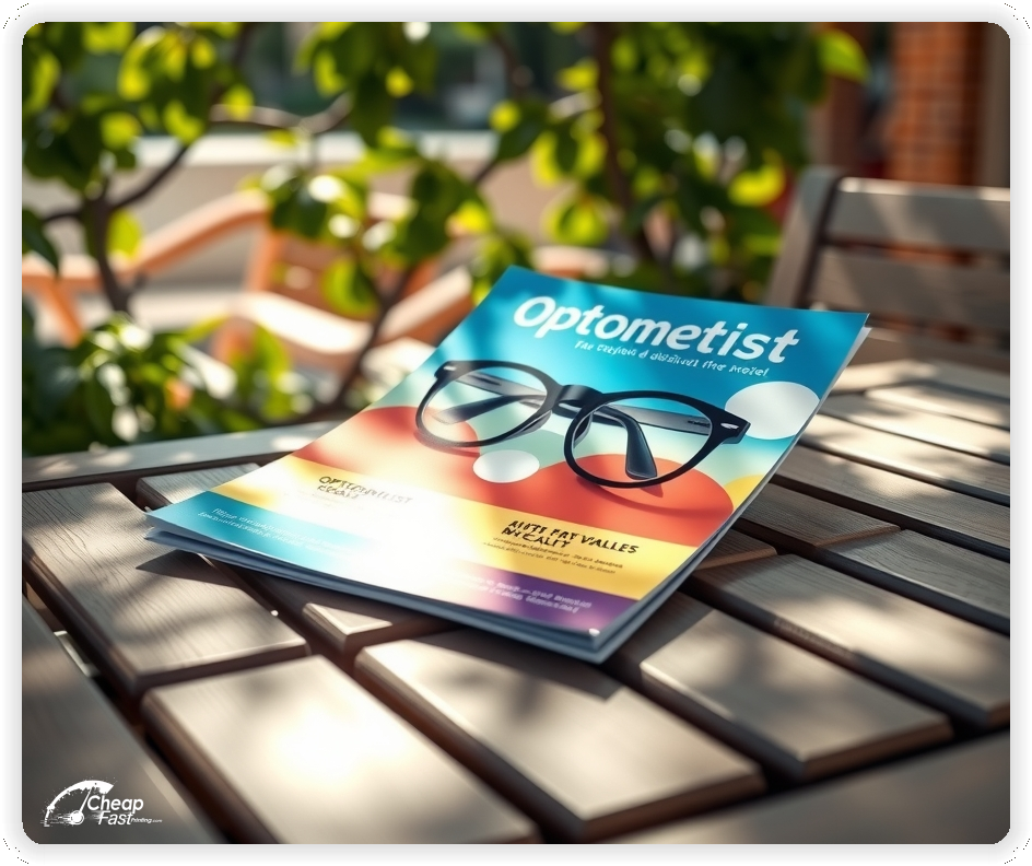 Best Optometrist Card, Optometrist marketing materials print sample
