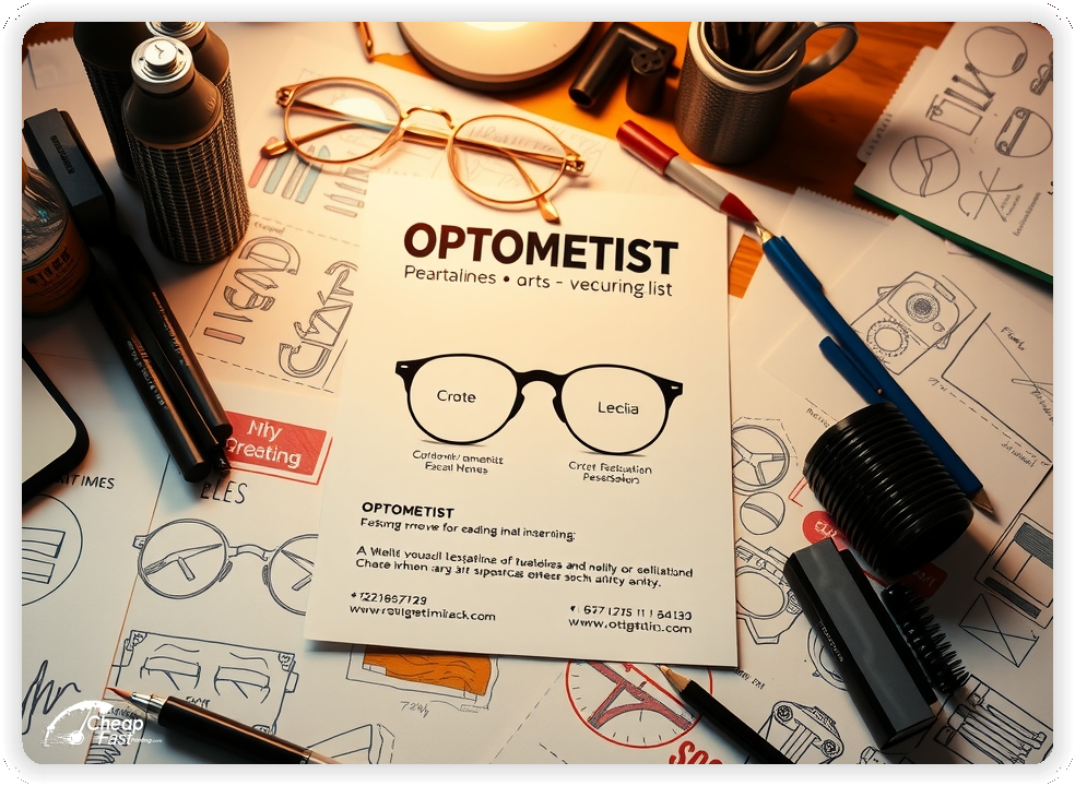 High Quality Leaflet 1, Optometrist circulars promotion design