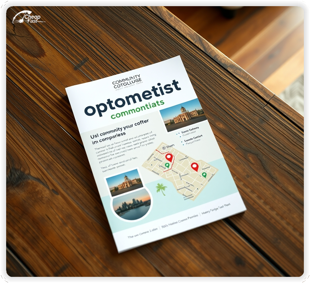 Marketing Handout Design 1, Optometrist pamphlets design example