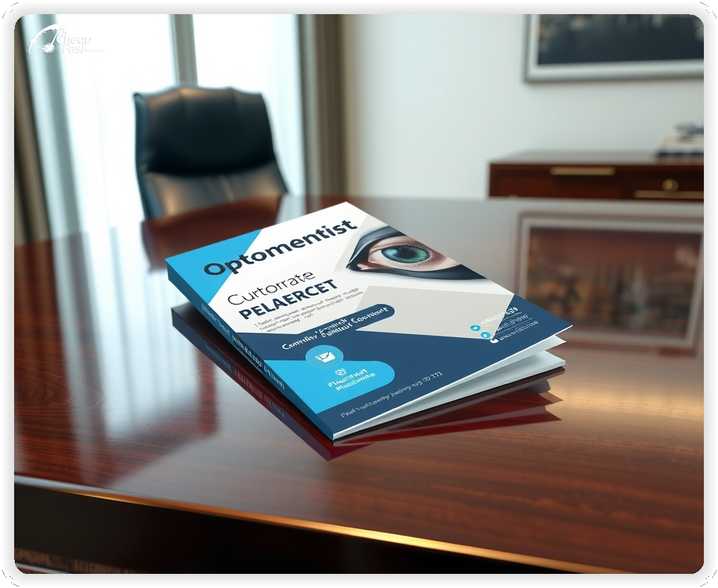 Professional Circular 1, Optometrist handouts print sample