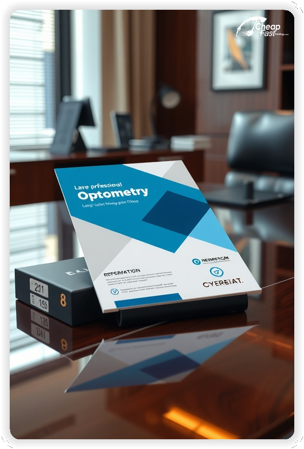 Marketing Handout Design 1, Optometry pamphlets design example