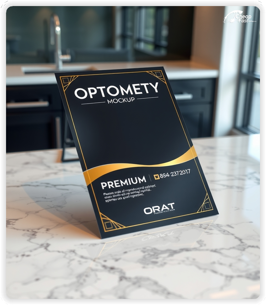 Professional Circular 1, Optometry handouts print sample