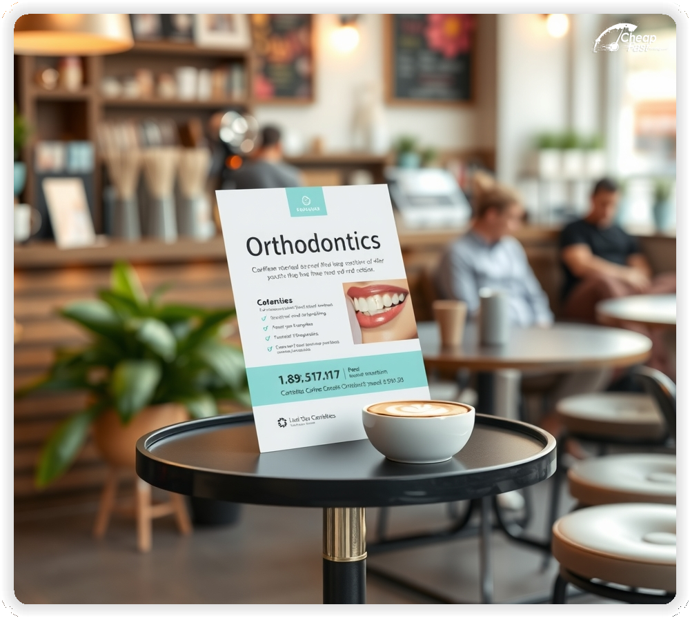 Creative Print Design 1, Orthodontics marketing materials print sample