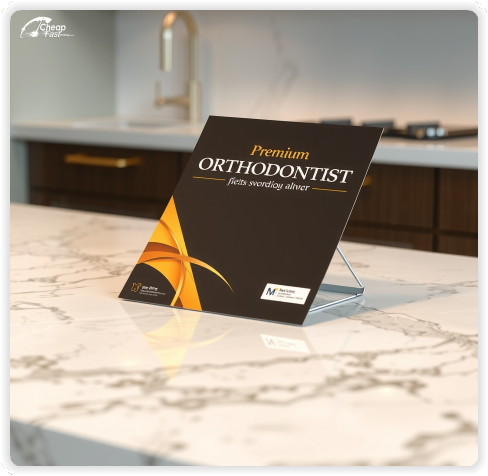 Advertising Brochure 1, Orthodontist leaflets layout example