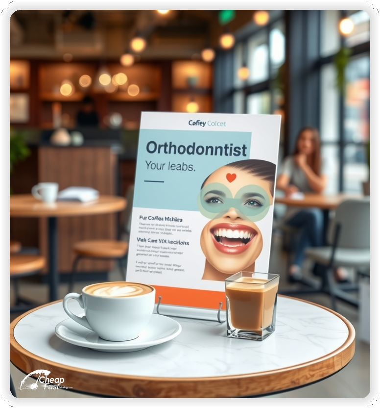 Buy Orthodontist Pamphlet, Orthodontist marketing materials print sample