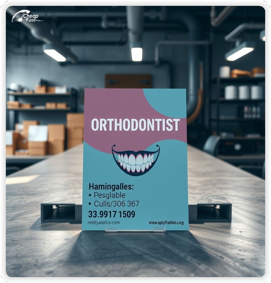 Print Ready Layout 1, Orthodontist brochures layout example