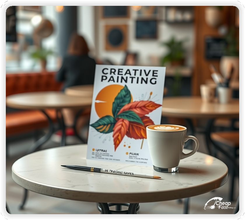 Buy Painting Pamphlet, Painting marketing materials print sample