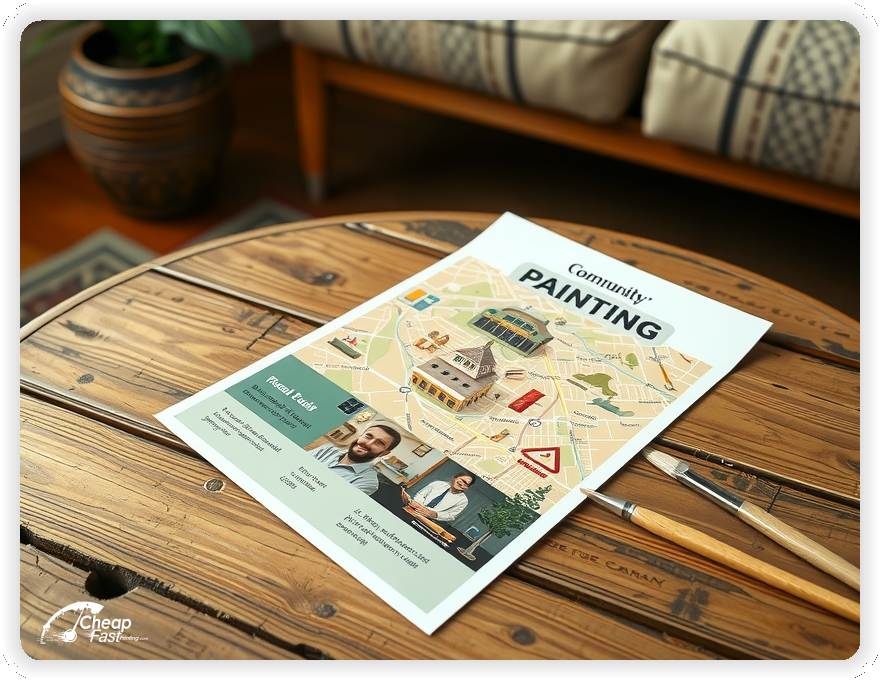 High Quality Leaflet 1, Painting circulars promotion design