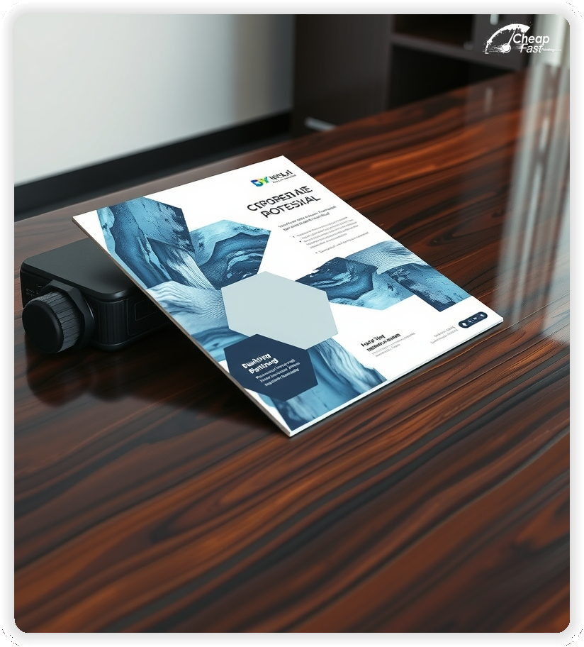 Marketing Handout Design 1, Painting pamphlets design example