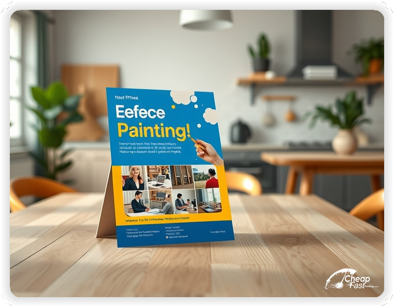 Promo Flyer Sample 1, Painting leaflets creative layout