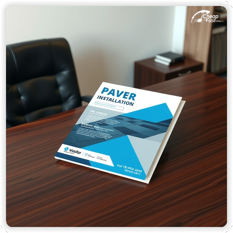 Creative Print Design 1, Paver Installation promo cards creative layout