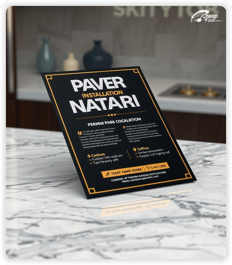 Promotional Material 1, Paver Installation marketing materials marketing piece