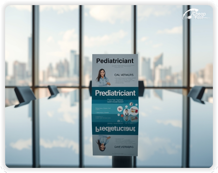 Professional Circular 1, Pediatrician handouts print sample