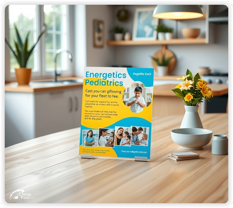 Advertising Brochure 1, Pediatrics leaflets layout example