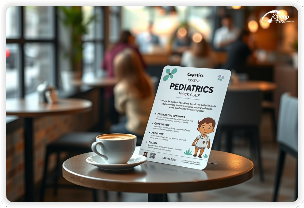 Custom Business Piece 1, Pediatrics advertisements marketing piece