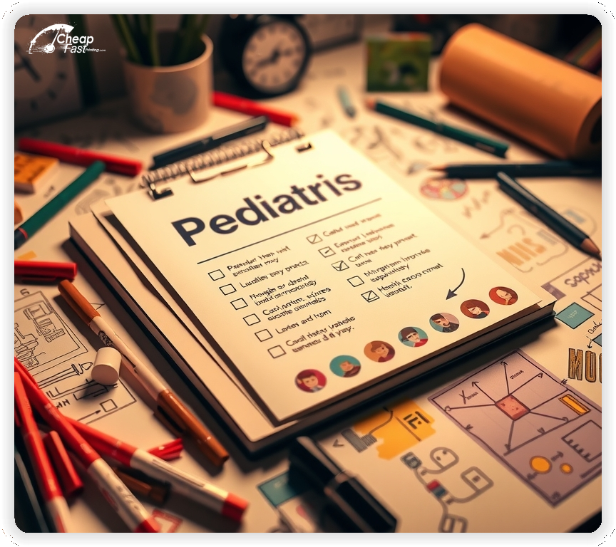 Print Ready Layout 1, Pediatrics brochures layout example