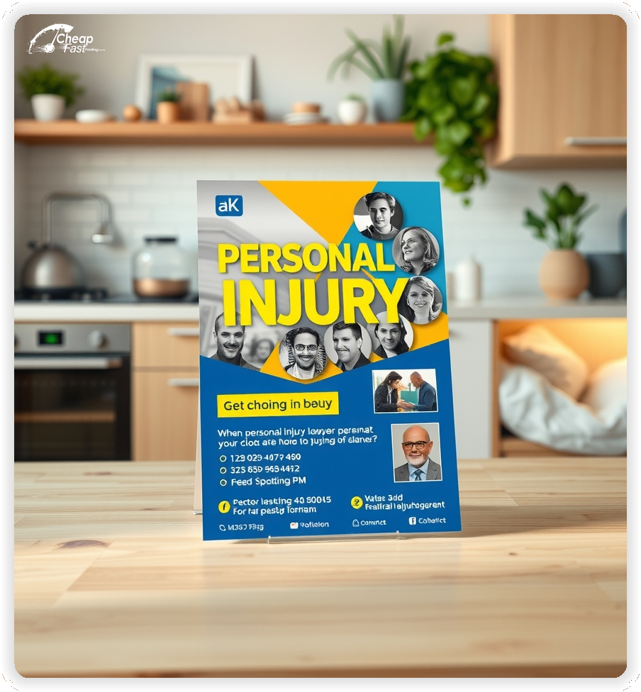 Promotional Material 1, Personal Injury Lawyer marketing materials marketing piece