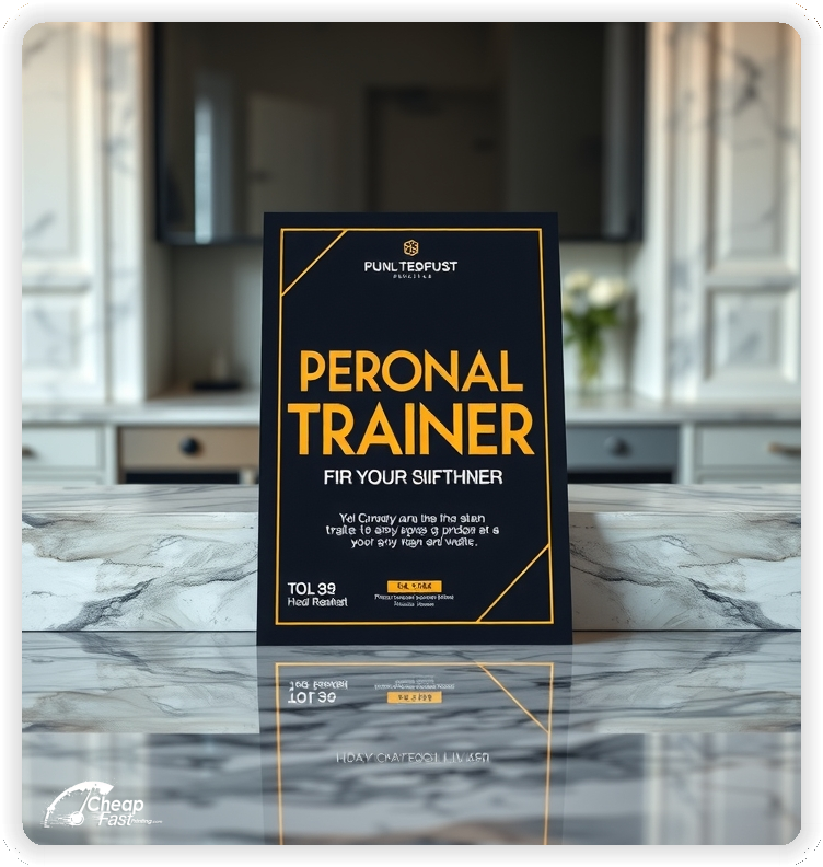 Professional Circular 1, Personal Trainer handouts print sample