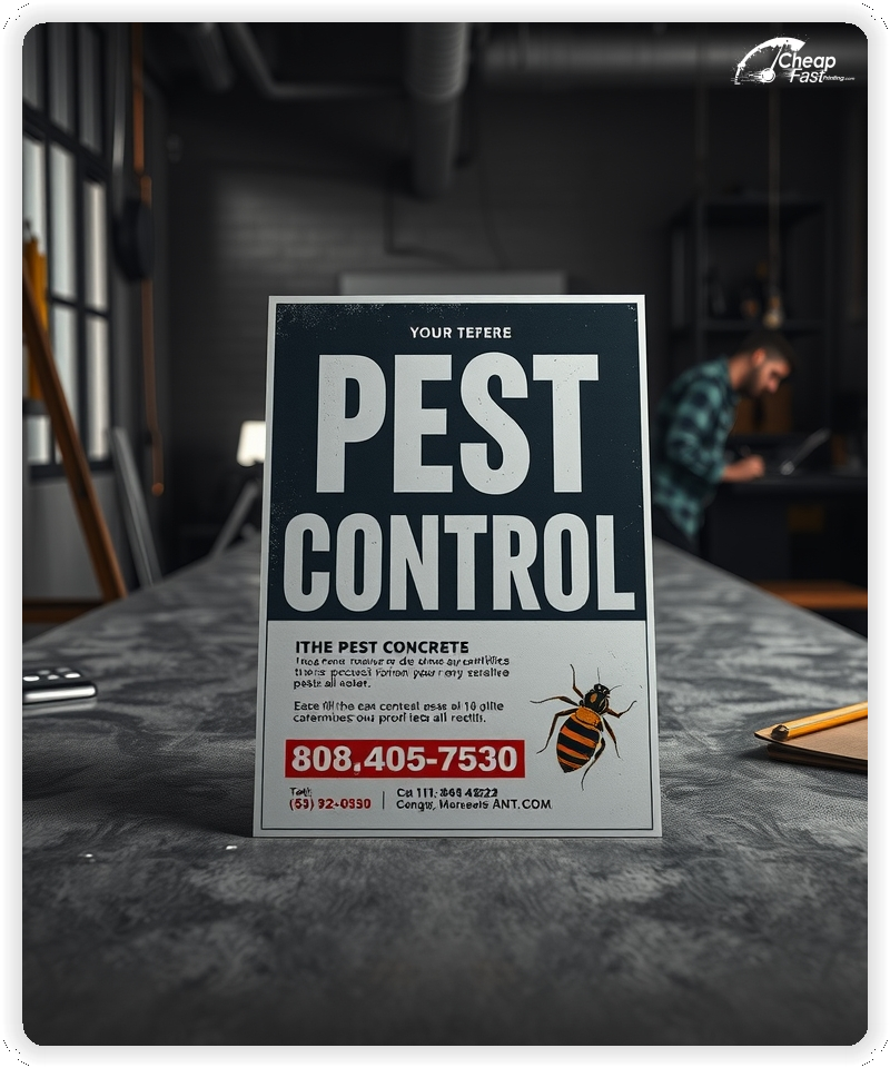 Professional Circular 1, Pest Control handouts print sample