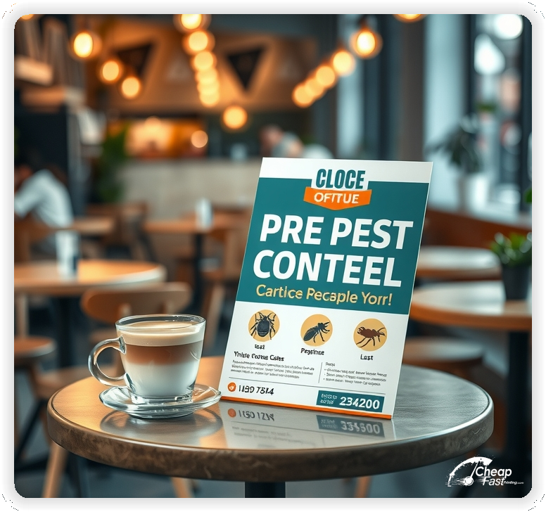 Promo Flyer Sample 1, Pest Control leaflets creative layout