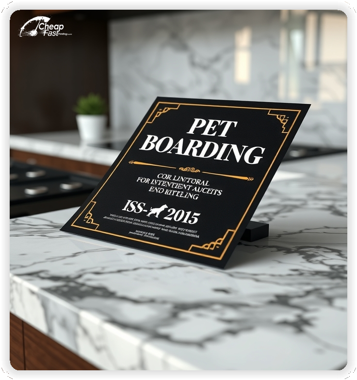 Custom Business Piece 1, Pet Boarding promo cards creative layout