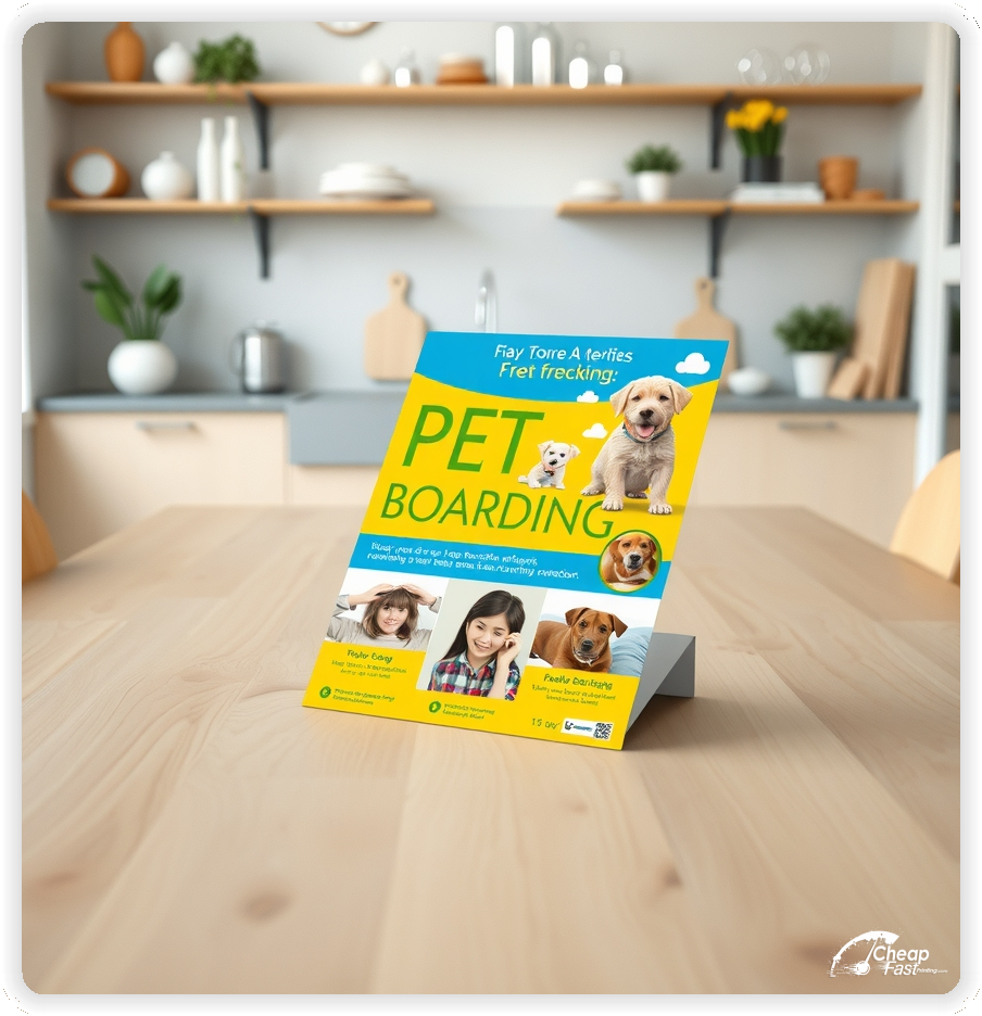 Professional Circular 1, Pet Boarding handouts print sample