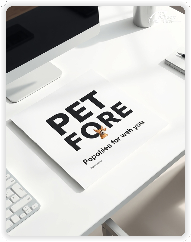 Print Ready Layout 1, Pet Care brochures layout example