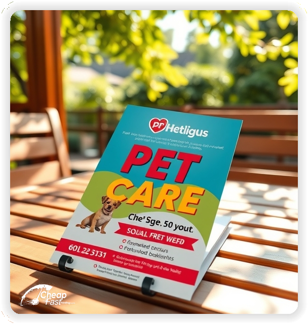 Professional Circular 1, Pet Care handouts print sample