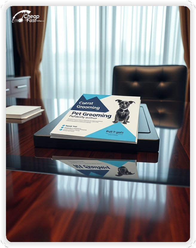 High Quality Leaflet 1, Pet Grooming circulars promotion design