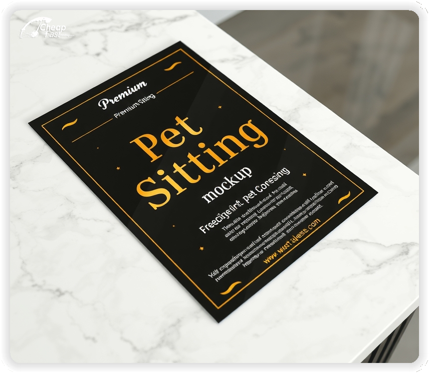 High Quality Leaflet 1, Pet Sitting circulars promotion design
