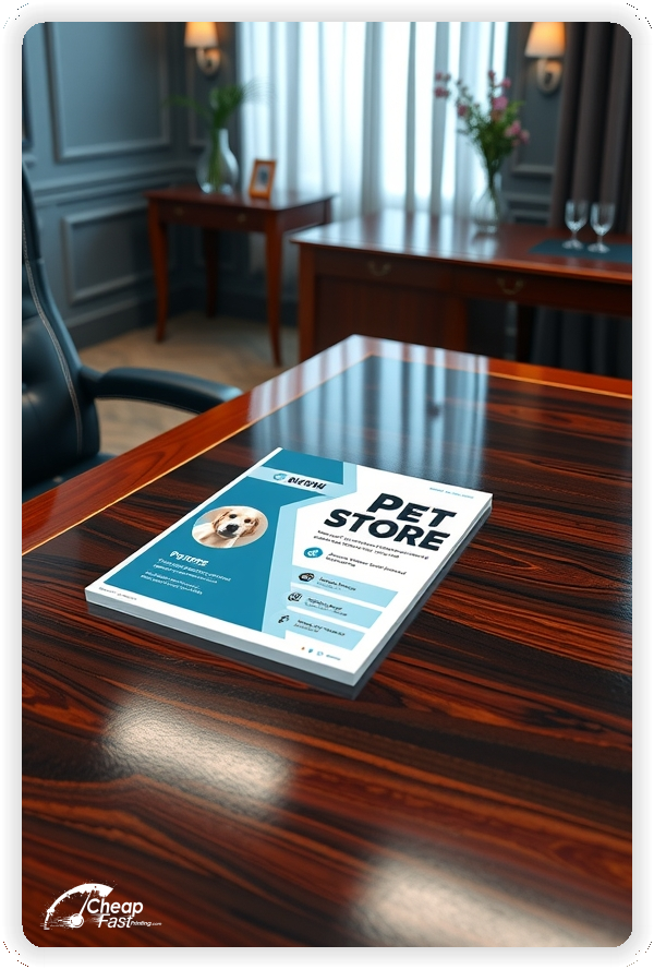 Print Ready Layout 1, Pet Store handouts print sample