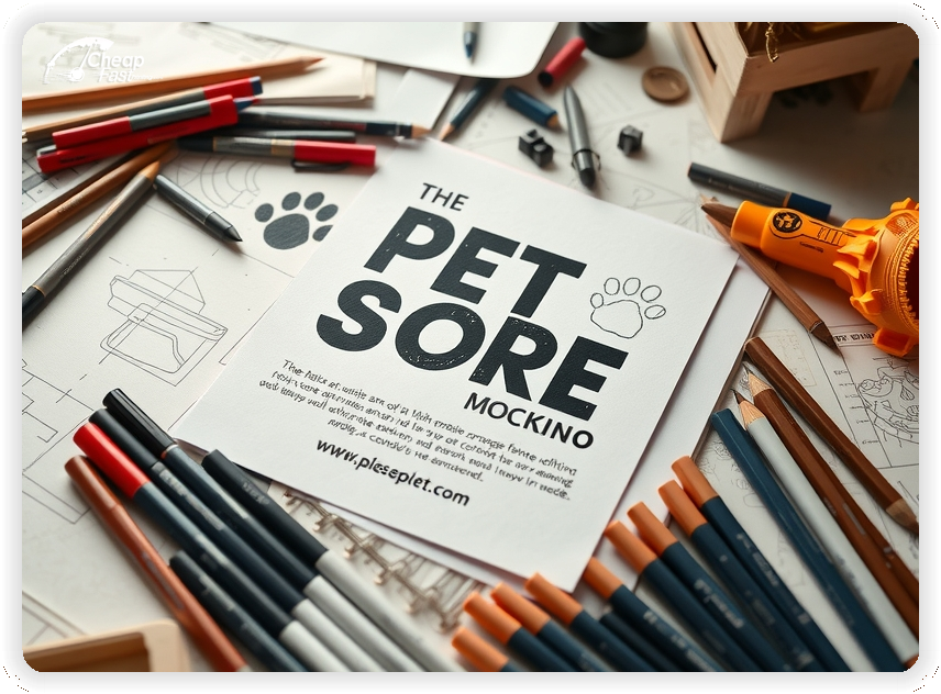 Promo Flyer Sample 1, Pet Store marketing materials marketing piece