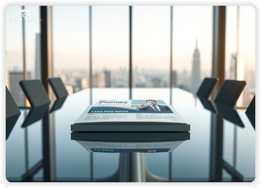 Marketing Handout Design 1, Pharmacy pamphlets design example