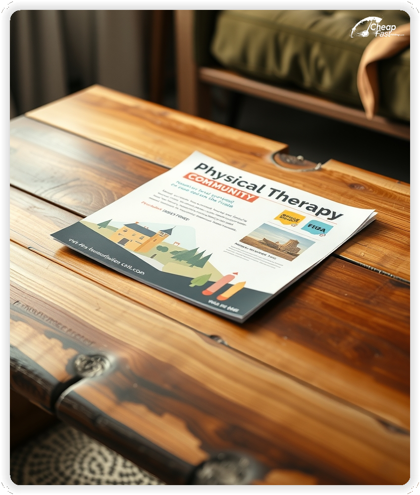 Best Physical Therapy Brochure, Physical Therapy marketing materials print sample