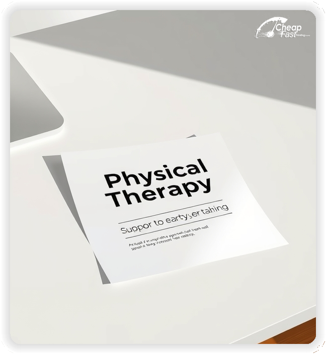 Print Ready Layout 1, Physical Therapy brochures layout example