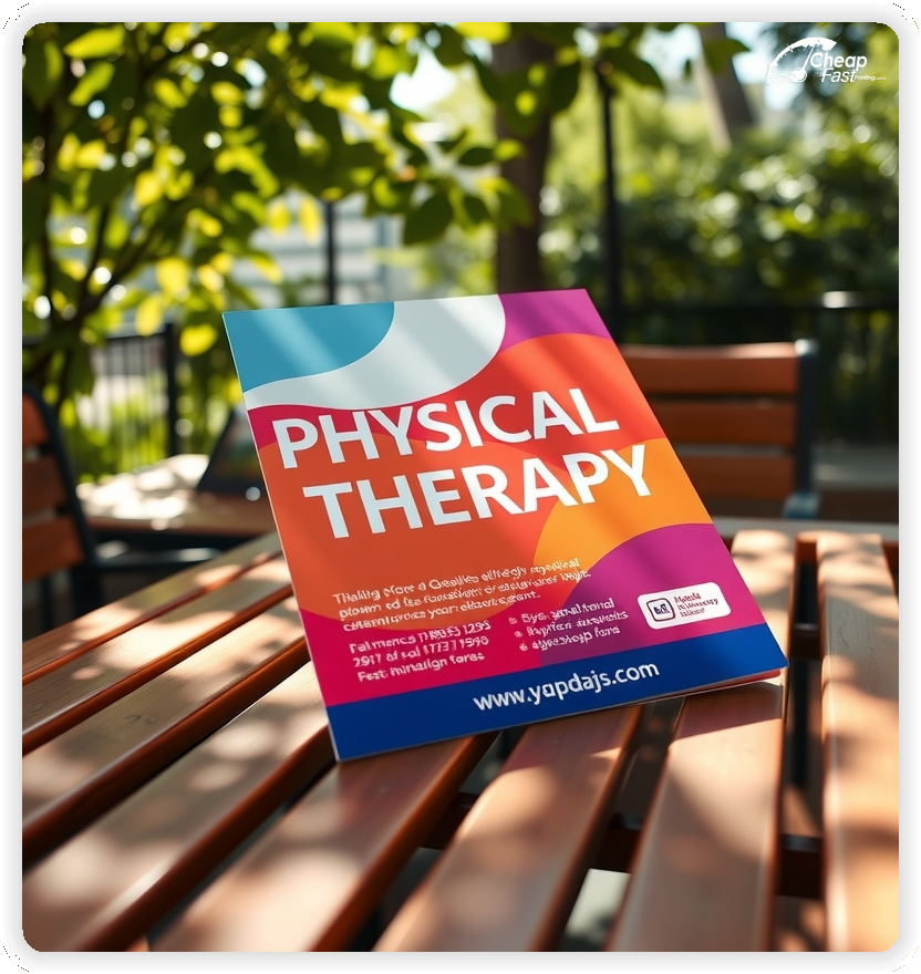 Professional Circular 1, Physical Therapy handouts print sample
