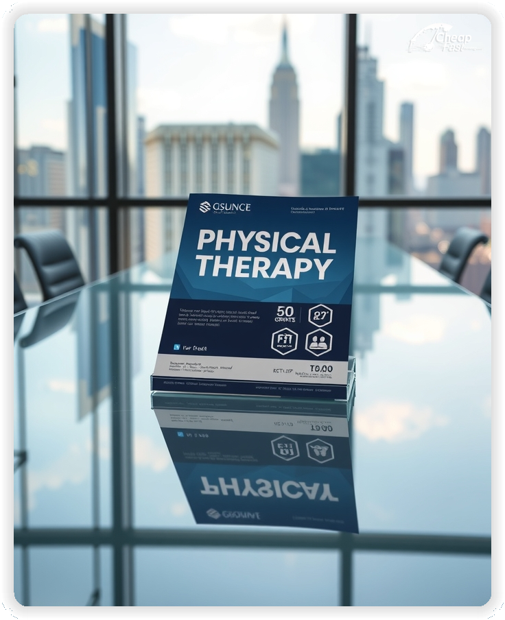 Promo Flyer Sample 1, Physical Therapy leaflets creative layout