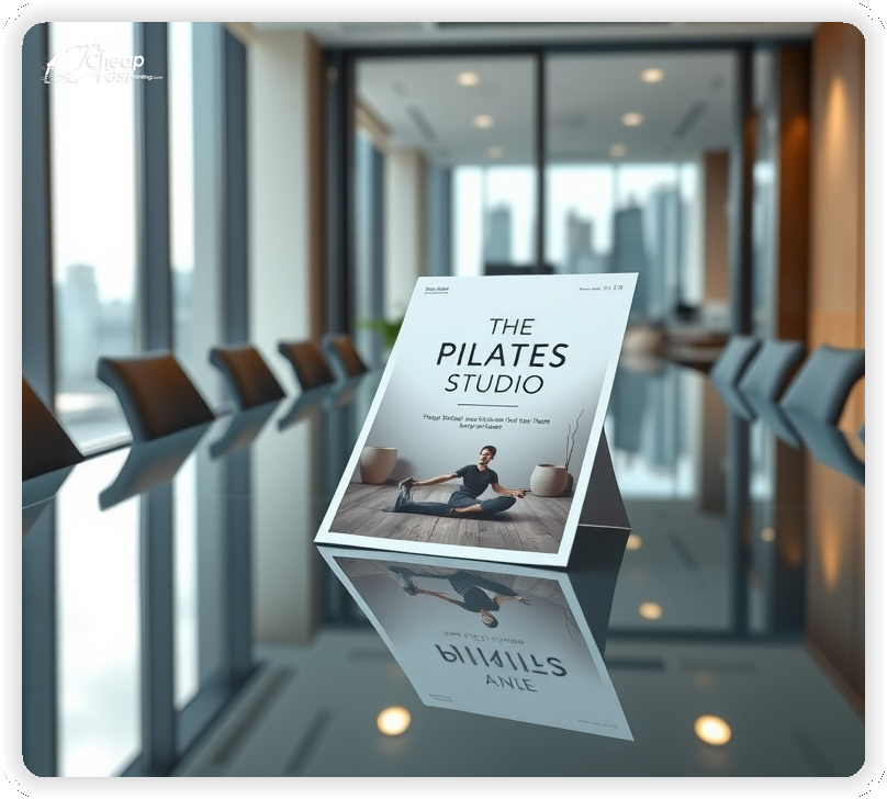 Best Pilates Studio Circular, Pilates Studio marketing materials print sample