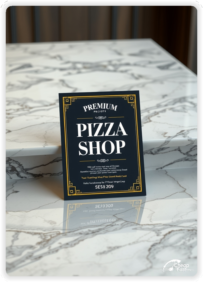 Advertising Brochure 1, Pizza Shop leaflets layout example