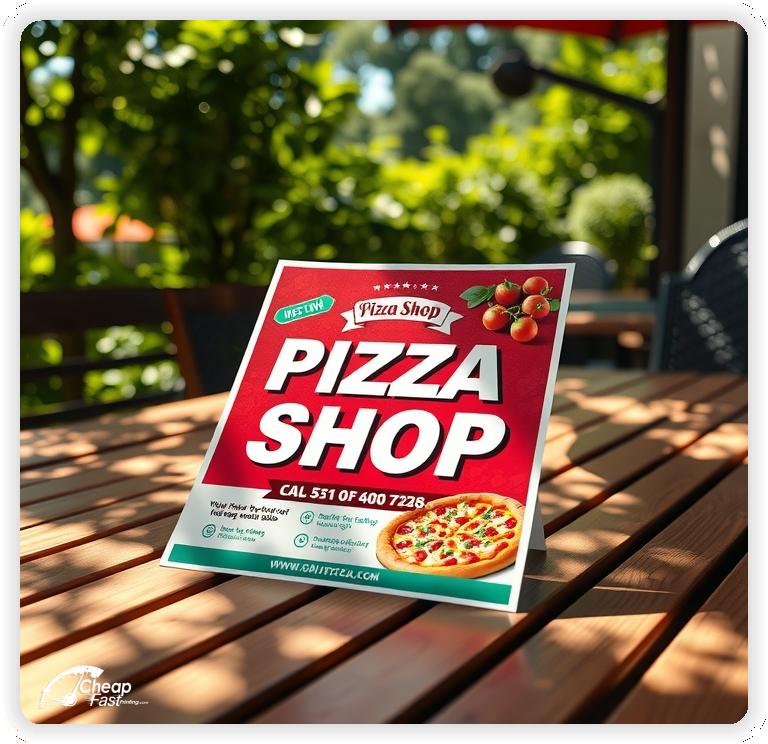 Professional Circular 1, Pizza Shop handouts print sample