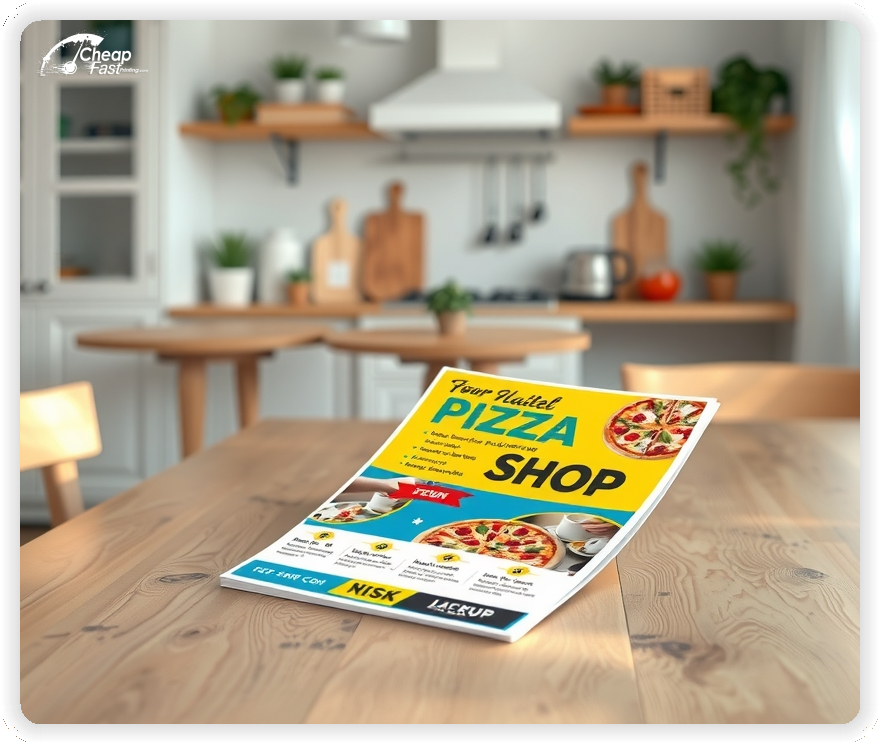 Promotional Material 1, Pizza Shop marketing materials marketing piece