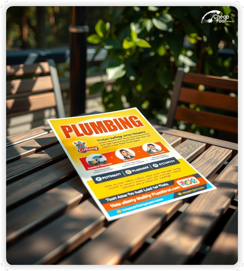 Buy Plumber Advertisement, Plumber marketing materials print sample
