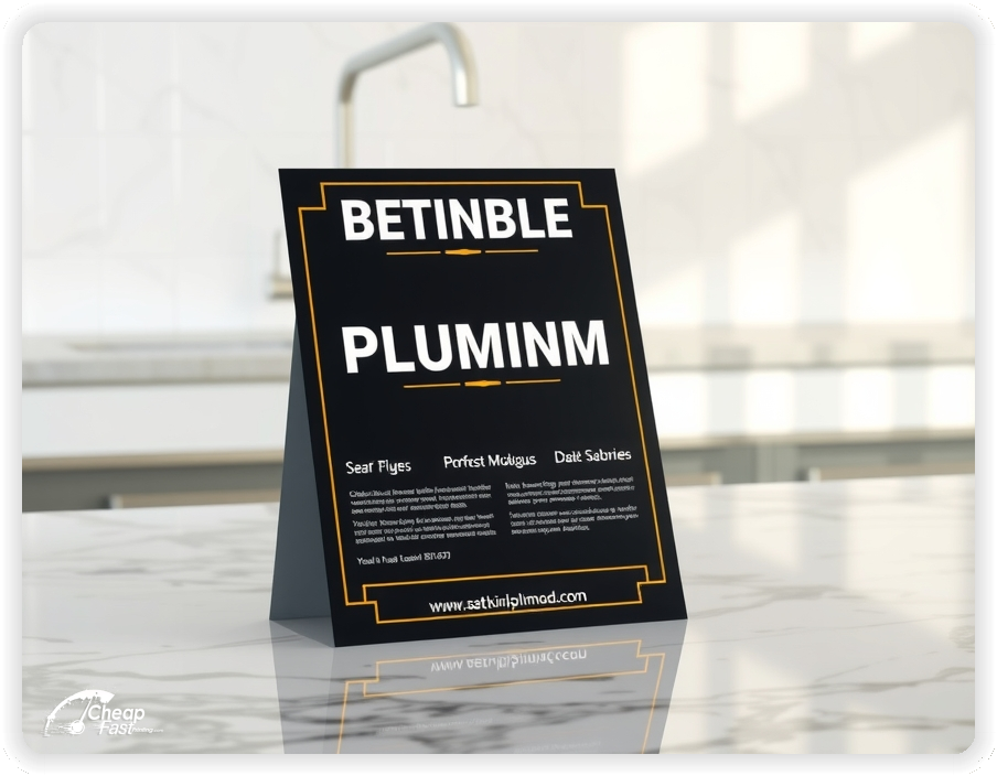 Professional Circular 1, Plumber handouts print sample