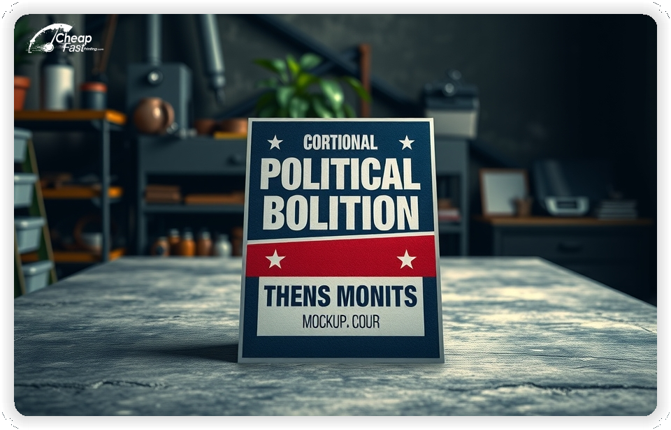 Professional Circular 1, Political handouts print sample