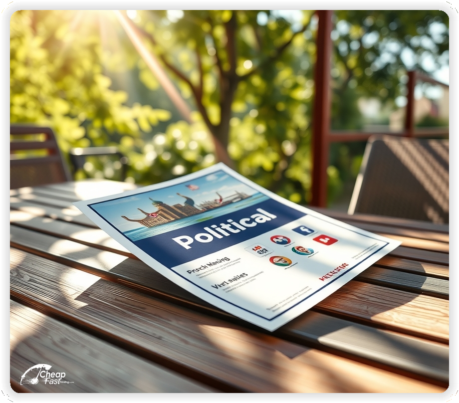 Promotional Material 1, Political marketing materials marketing piece