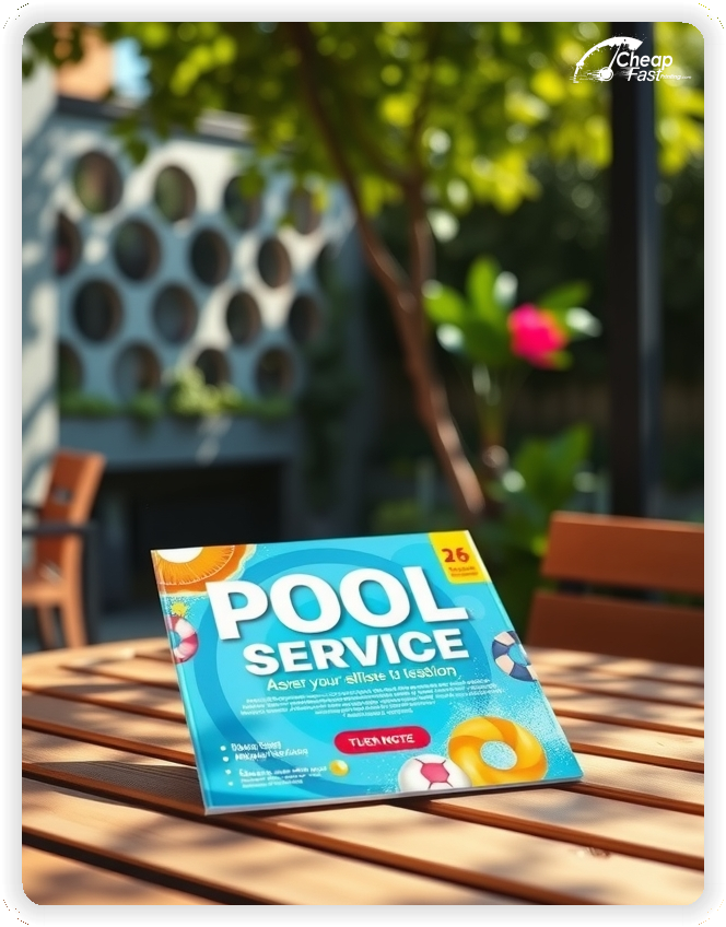 Promotional Material 1, Pool Service marketing materials marketing piece