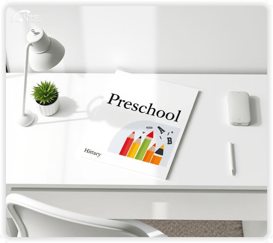 Creative Print Design 1, Preschool promo cards creative layout