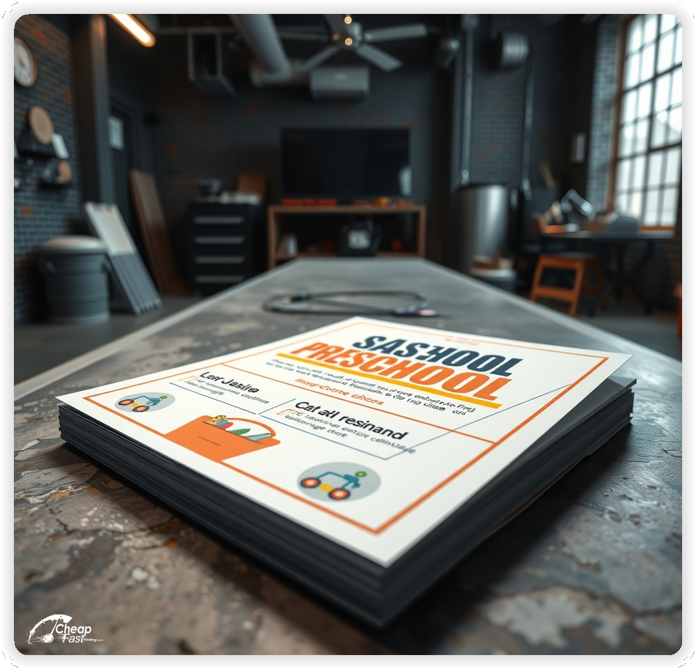 High Quality Leaflet 1, Preschool circulars promotion design