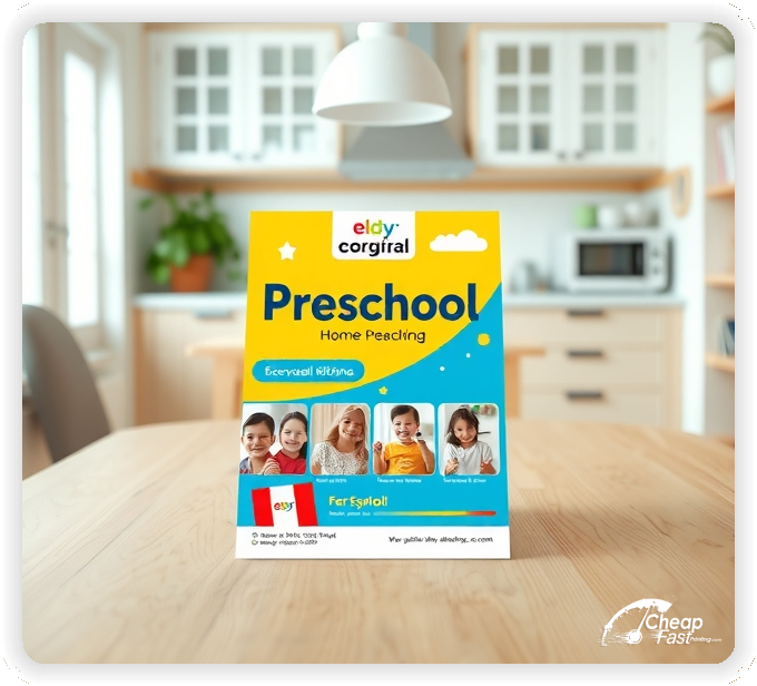 Professional Circular 1, Preschool handouts print sample