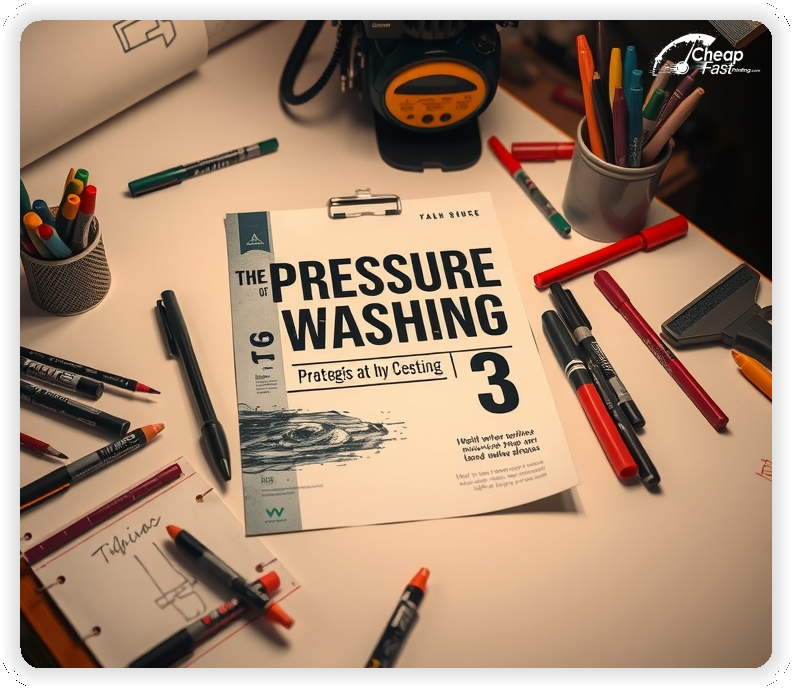 Promo Flyer Sample 1, Pressure Washing leaflets creative layout